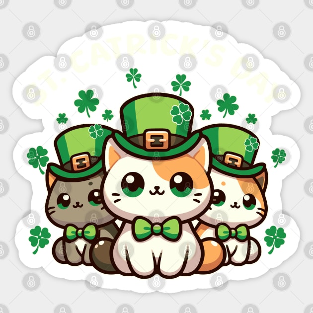 St. Catricks Day Sticker by Odetee